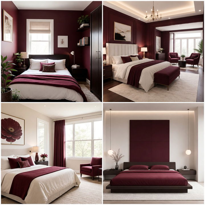 30 Burgundy and Cream Bedroom Ideas for Elegant Style