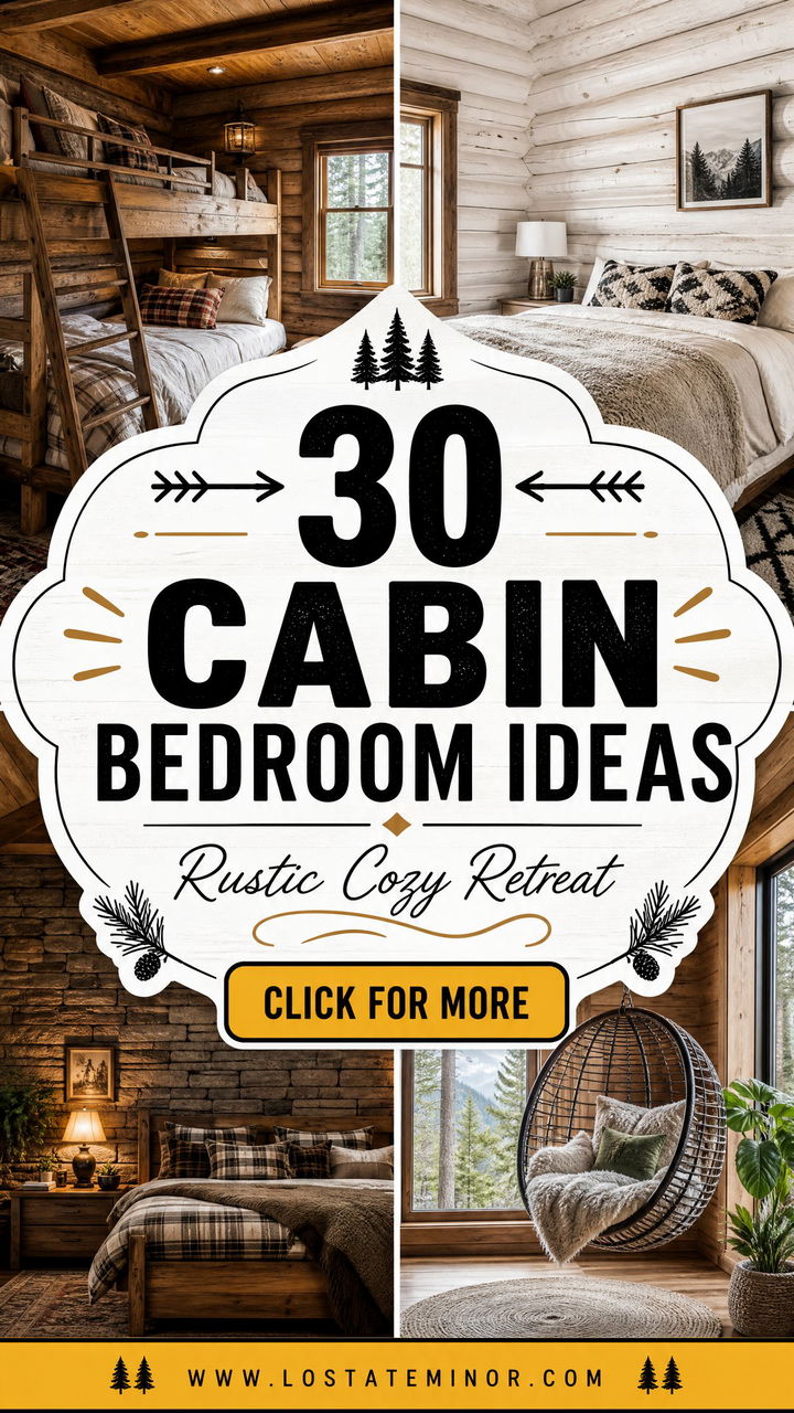 30 Cabin Bedroom Ideas for a Rustic and Cozy Retreat - 30 Cabin Bedroom Ideas for a Rustic and Cozy Retreat