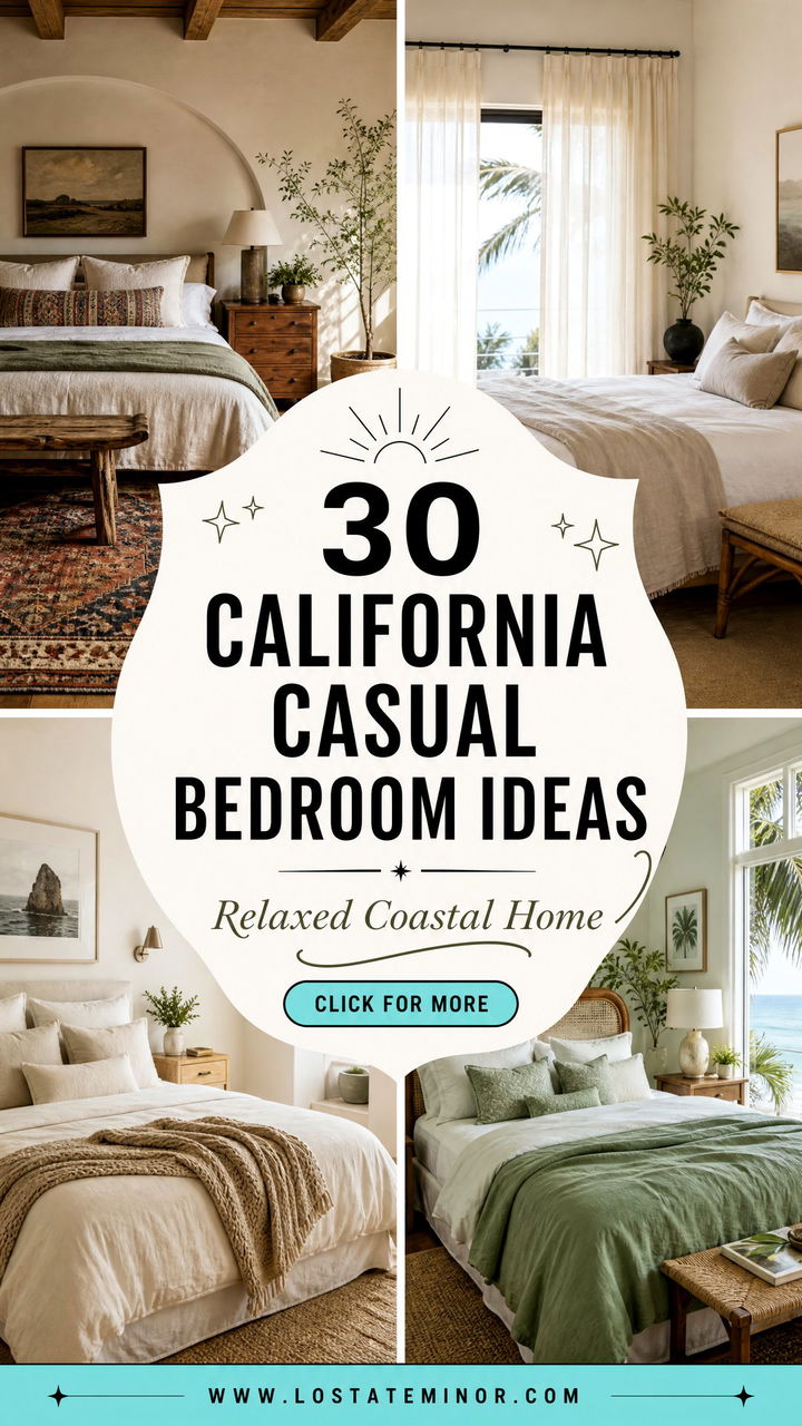 30 California Casual Bedroom Ideas for a Relaxed Home - 30 California Casual Bedroom Ideas for a Relaxed Home