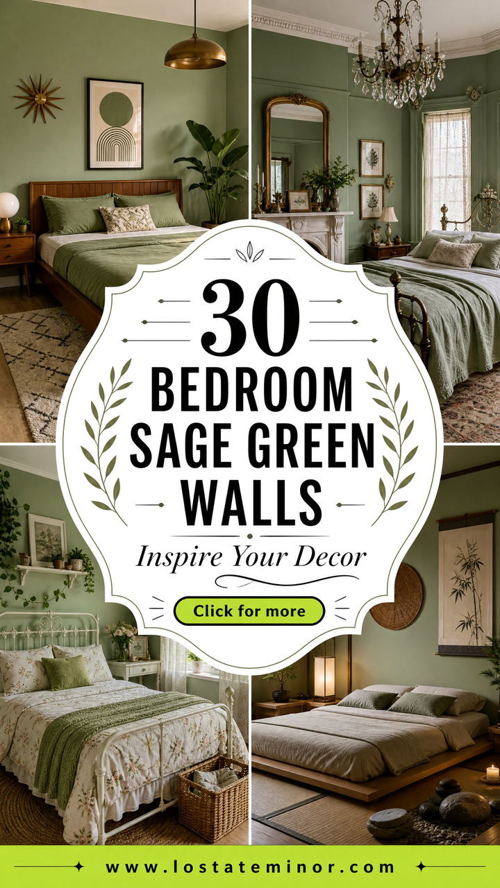 30 Calm Bedroom Sage Green Walls to Inspire Your Decor - 30 Calm Bedroom Sage Green Walls to Inspire Your Decor