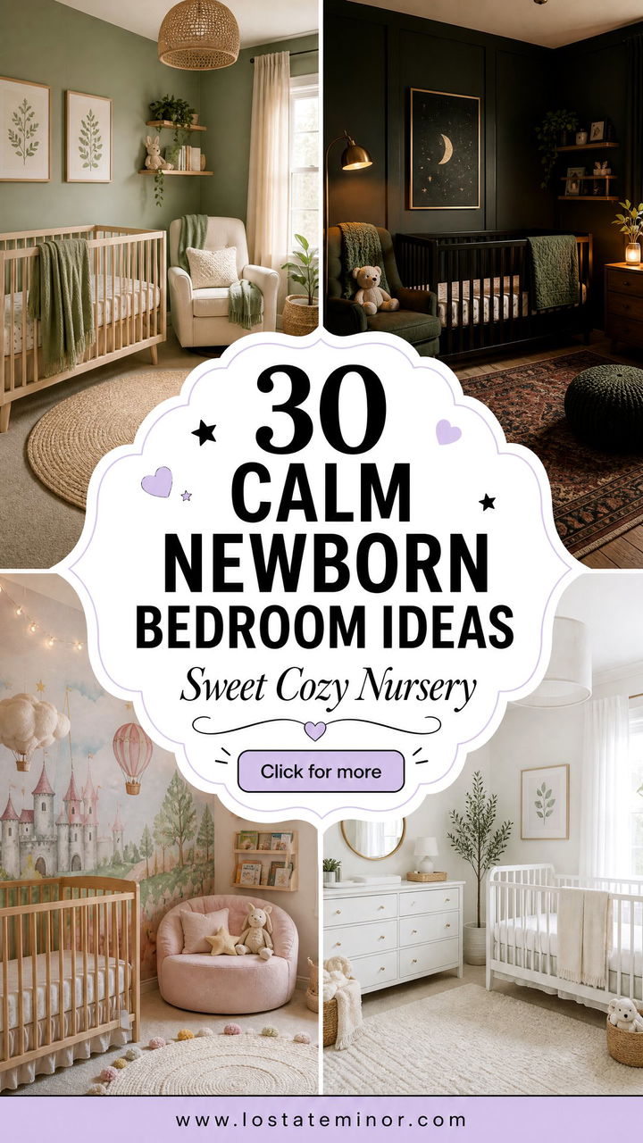30 Calm Newborn Bedroom Ideas for a Sweet and Cozy Room - 30 Calm Newborn Bedroom Ideas for a Sweet and Cozy Room