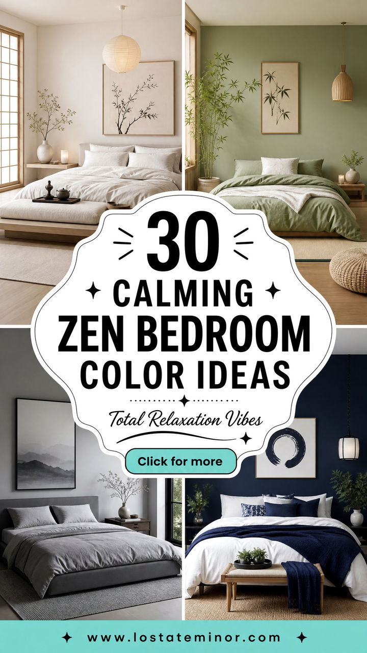 30 Calming Zen Bedroom Color Ideas for Total Relaxation - 30 Calming Zen Bedroom Color Ideas for Total Relaxation