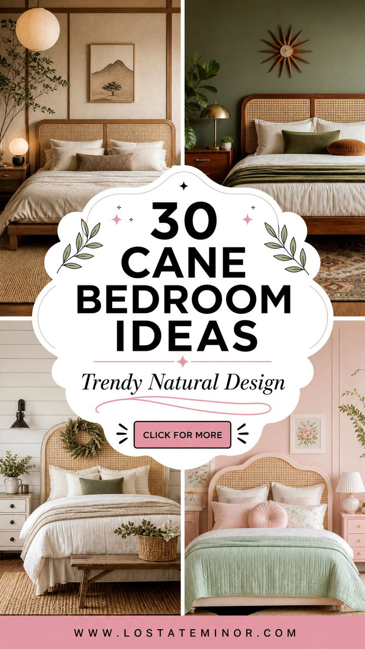 30 Cane Bedroom Ideas for a Trendy Natural Design Look - 30 Cane Bedroom Ideas for a Trendy, Natural Design Look
