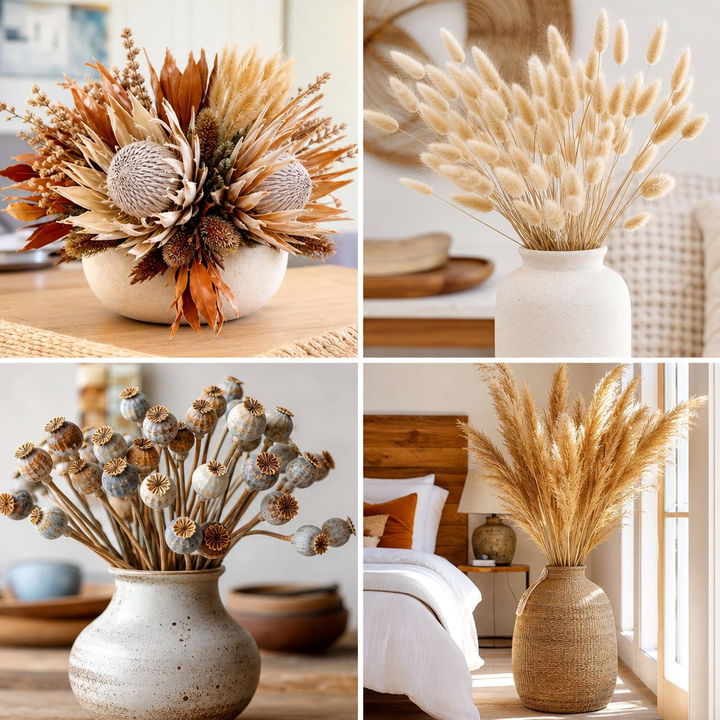 30 Charming Bedroom Dried Flowers Ideas for Everlasting Beauty