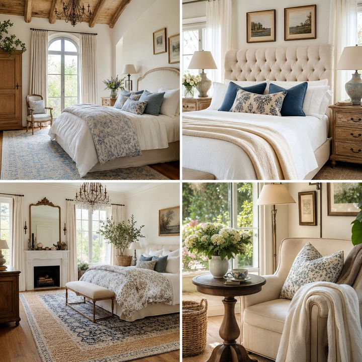 30 Charming French Country Bedroom Ideas for Rustic Elegance