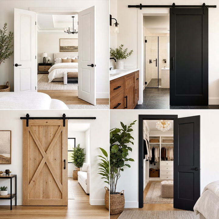 30 Chic Bedroom Barn Doors for a Rustic Space-Saving Look