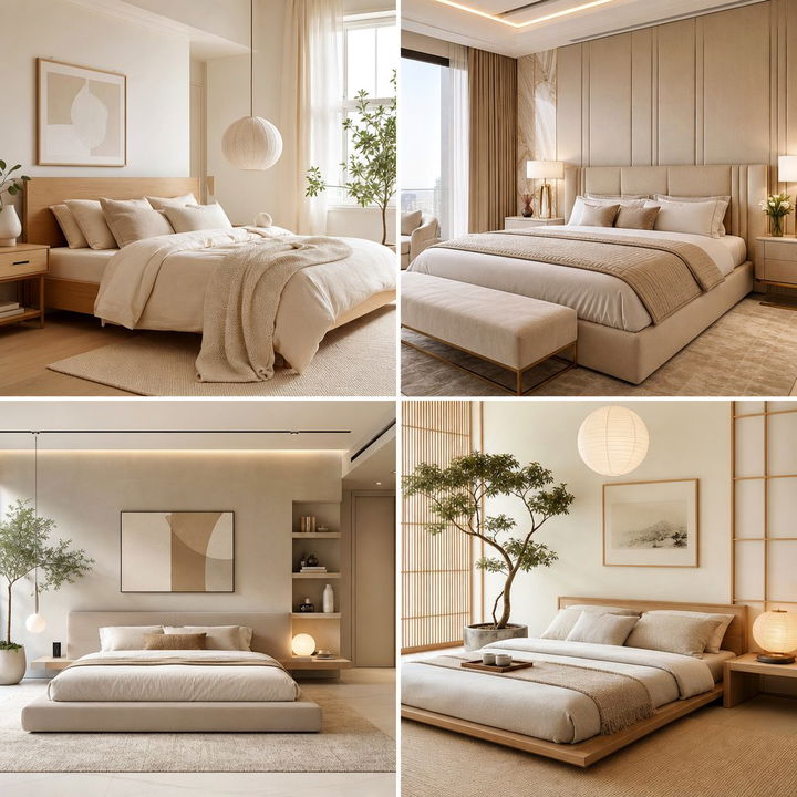 30 Chic Bedroom Beige Walls for a Warm and Modern Aesthetic