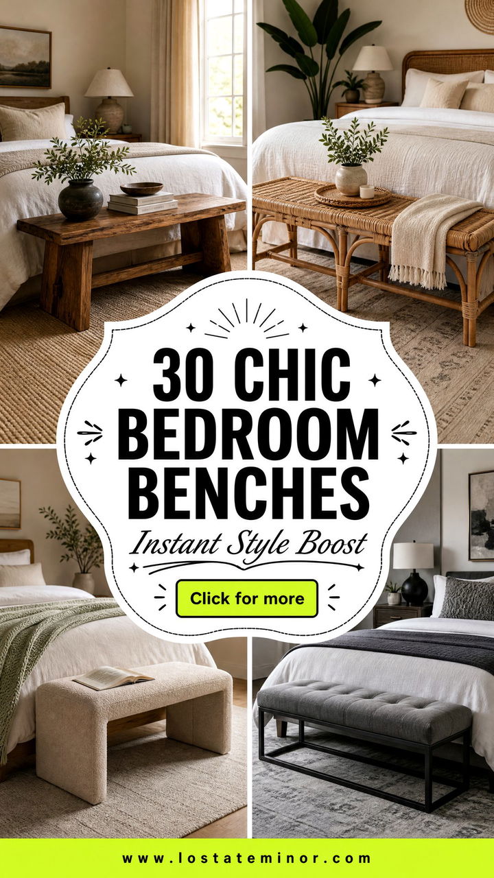 30 Chic Bedroom Benches to Add Instant Style and Storage - 30 Chic Bedroom Benches to Add Instant Style and Storage