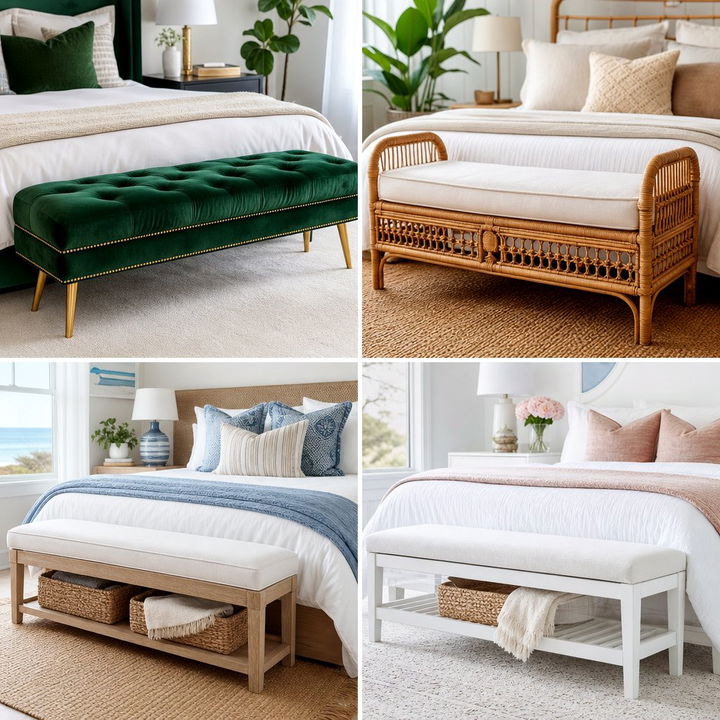 30 Chic Bedroom Benches to Add Instant Style and Storage