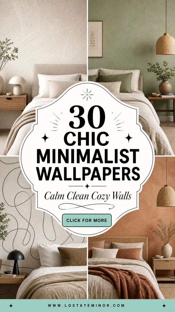 30 Chic Bedroom Minimalist Wallpapers for a Clean Style - 30 Chic Bedroom Minimalist Wallpapers for a Clean Style