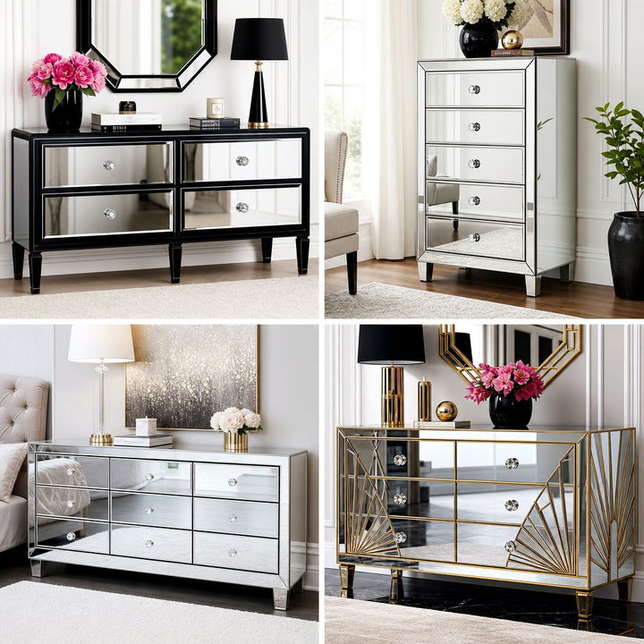 30 Chic Bedroom Mirrored Dressers for a Luxurious Look