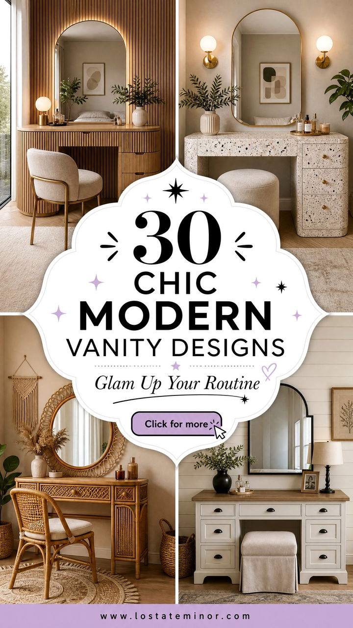 30 Chic Bedroom Modern Vanity Designs to Elevate Your Space - 30 Chic Bedroom Modern Vanity Designs to Elevate Your Space
