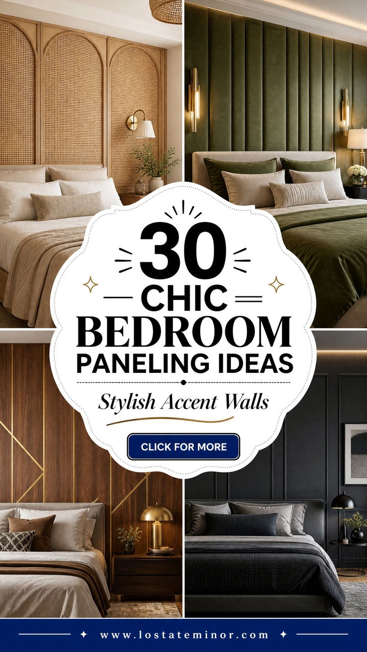 30 Chic Bedroom Paneling Ideas for a Stylish Accent Wall - 30 Chic Bedroom Paneling Ideas for a Stylish Accent Wall