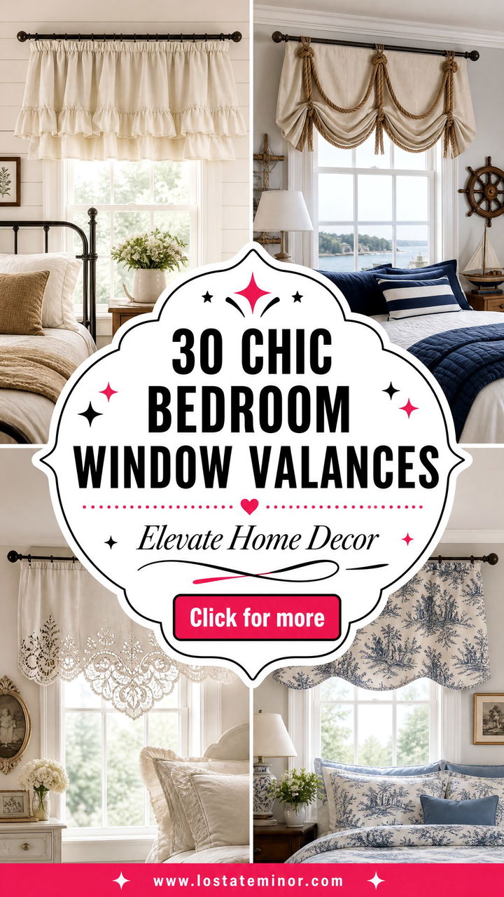 30 Chic Bedroom Window Valances to Elevate Your Home Decor - 30 Chic Bedroom Window Valances to Elevate Your Home Decor