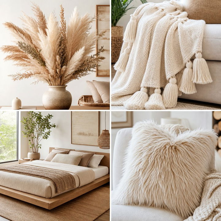 30 Chic Bohemian Beige Bedroom Ideas for a Relaxed Cozy Vibe