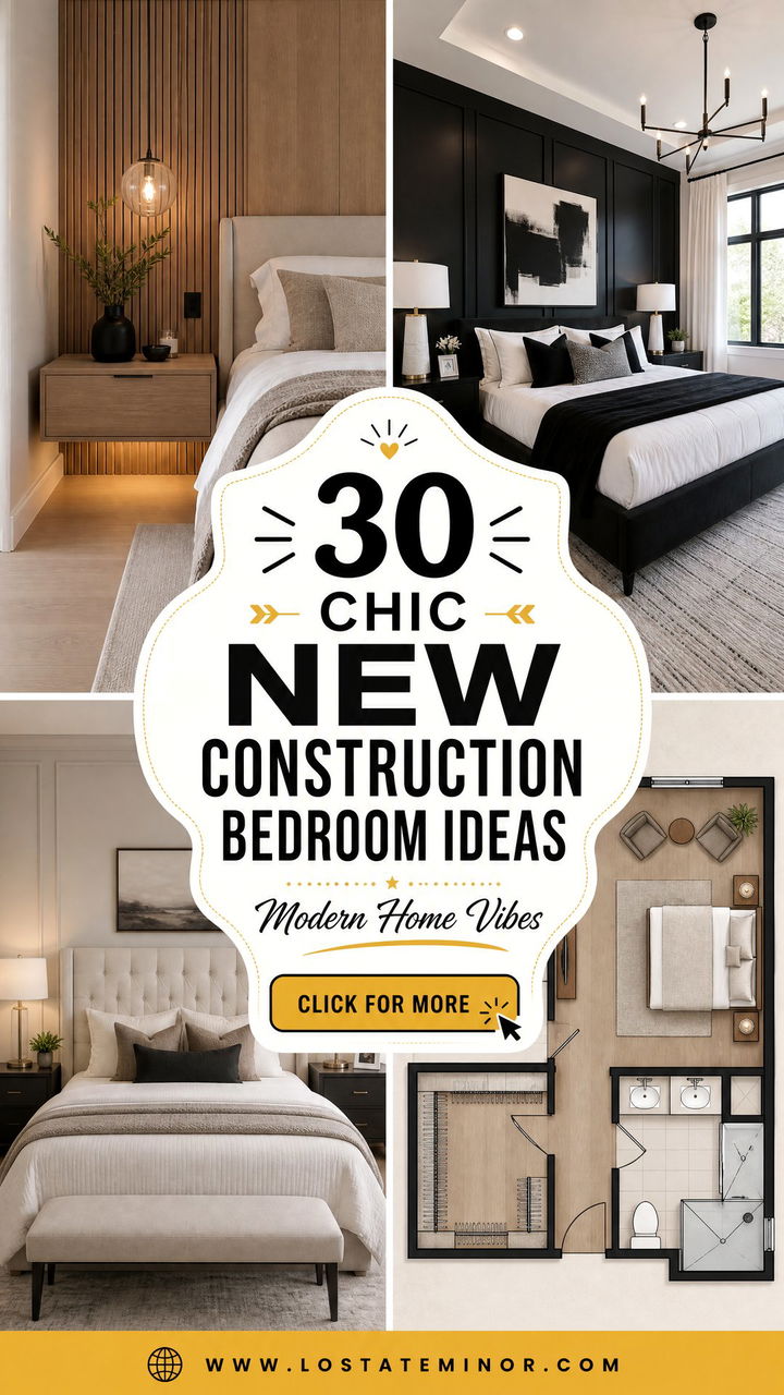 30 Chic New Construction Bedroom Ideas for a Modern Home - 30 Chic New Construction Bedroom Ideas for a Modern Home