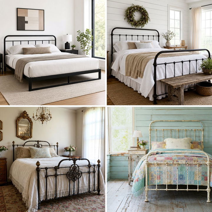 30 Classic Bedroom Iron Beds for a Timeless Aesthetic