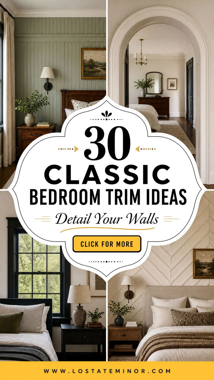 30 Classic Bedroom Trim Ideas to Enhance and Detail Your Walls - 30 Classic Bedroom Trim Ideas to Enhance and Detail Your Walls