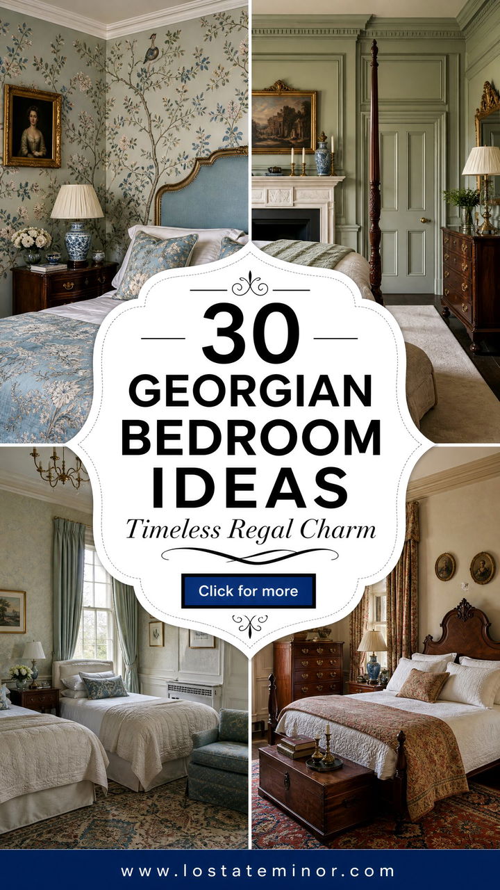 30 Classic Georgian Bedroom Ideas for a Timeless and Regal Home - 30 Classic Georgian Bedroom Ideas for a Timeless and Regal Home