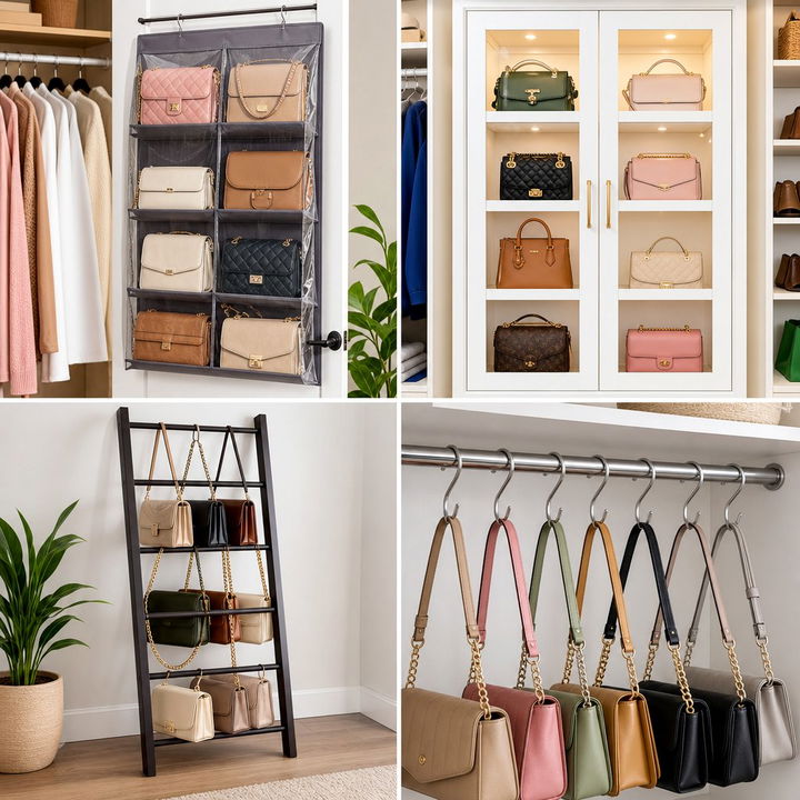 30 Clever Bedroom Bag Storage Ideas to Organize Collections