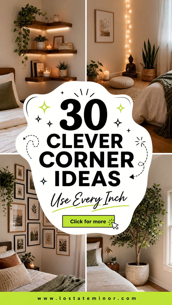 30 Clever Bedroom Corner Ideas to Use Every Inch of Space - 30 Clever Bedroom Corner Ideas to Use Every Inch of Space