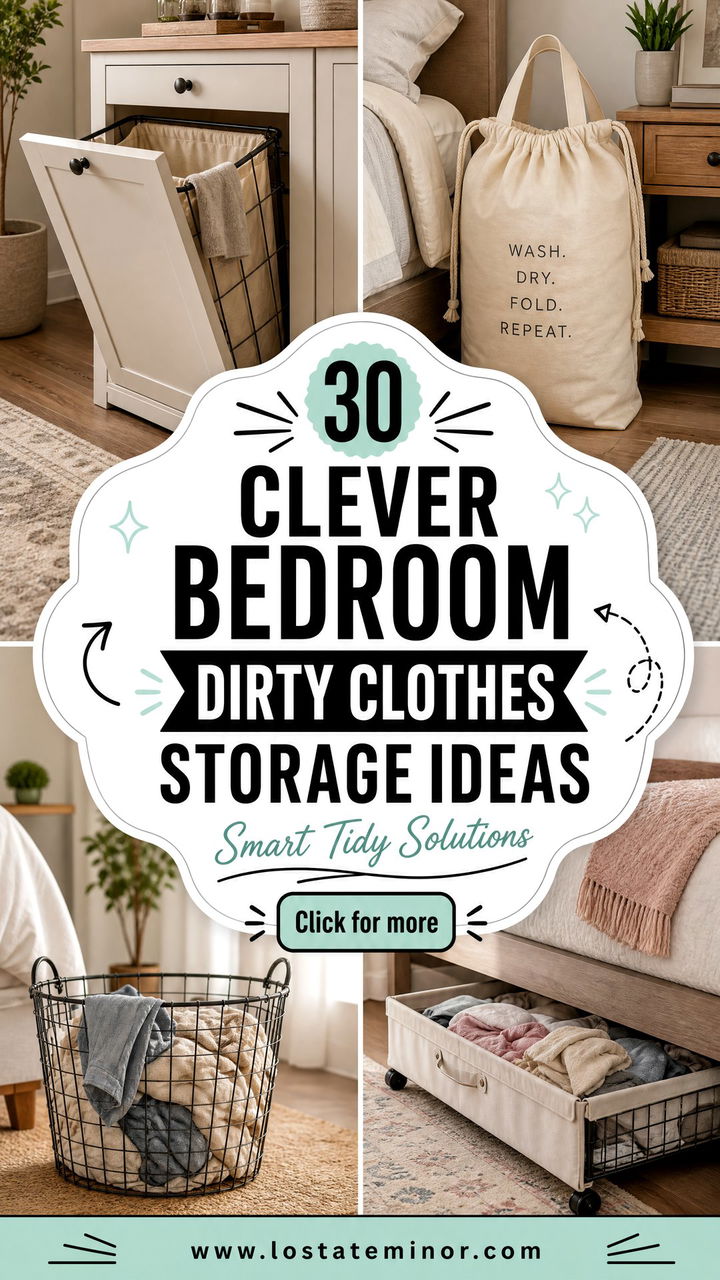 30 Clever Bedroom Dirty Clothes Storage Ideas for Any Space - 30 Clever Bedroom Dirty Clothes Storage Ideas for Any Space