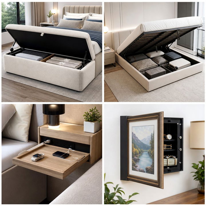 30 Clever Bedroom Hidden Storage Ideas to Declutter Now