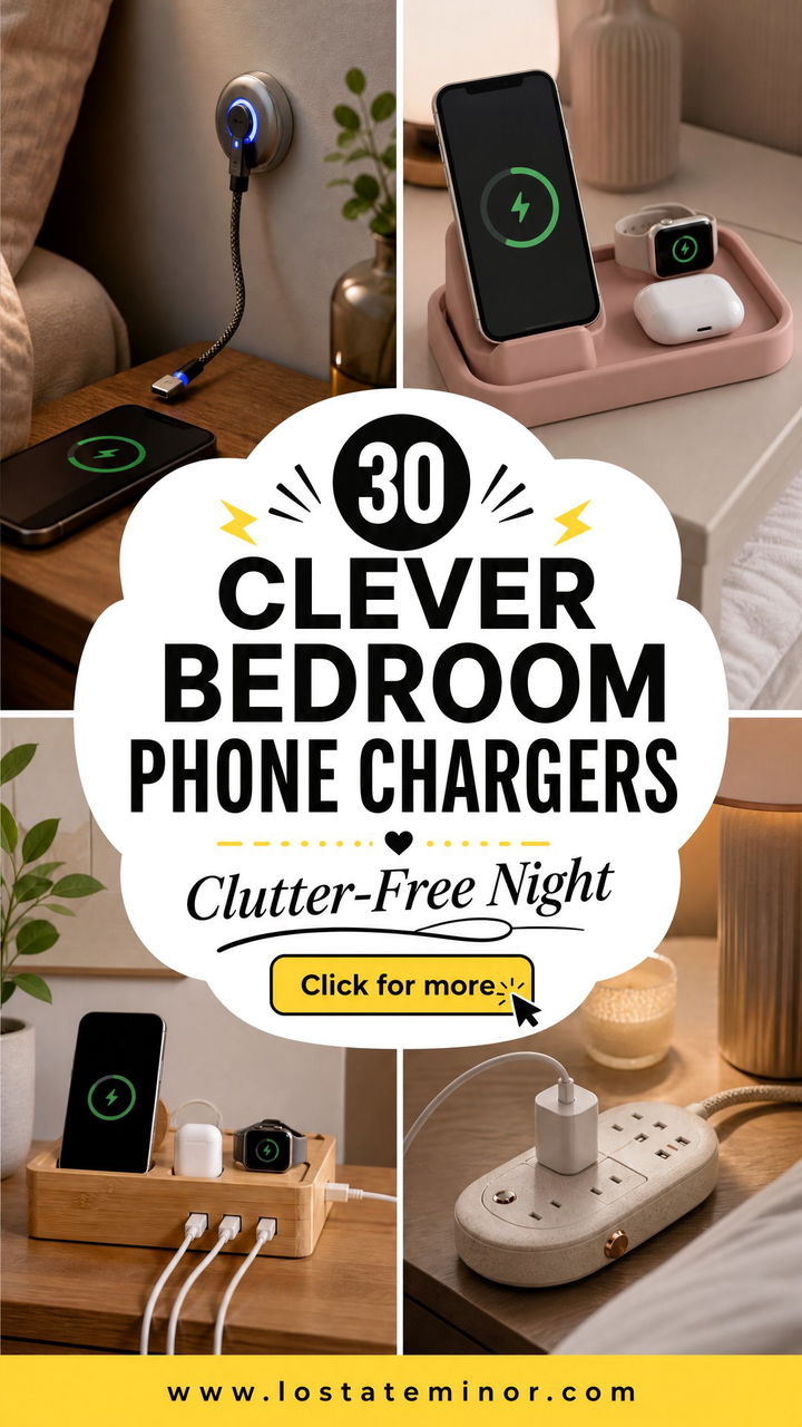 30 Clever Bedroom Phone Chargers for a Clutter-Free Night - 30 Clever Bedroom Phone Chargers for a Clutter-Free Night