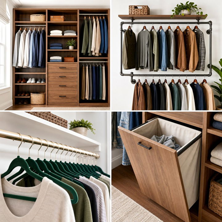 30 Clever Bedroom Reach-in Closet Ideas for Better Organization