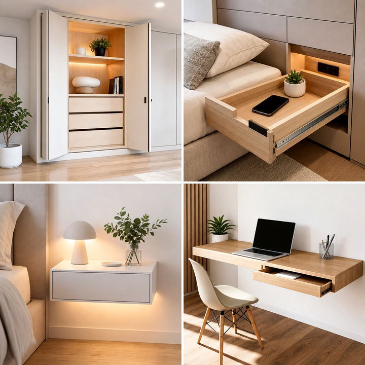 30 Clever Bedroom Secret Storage Ideas to Hide Your Clutter