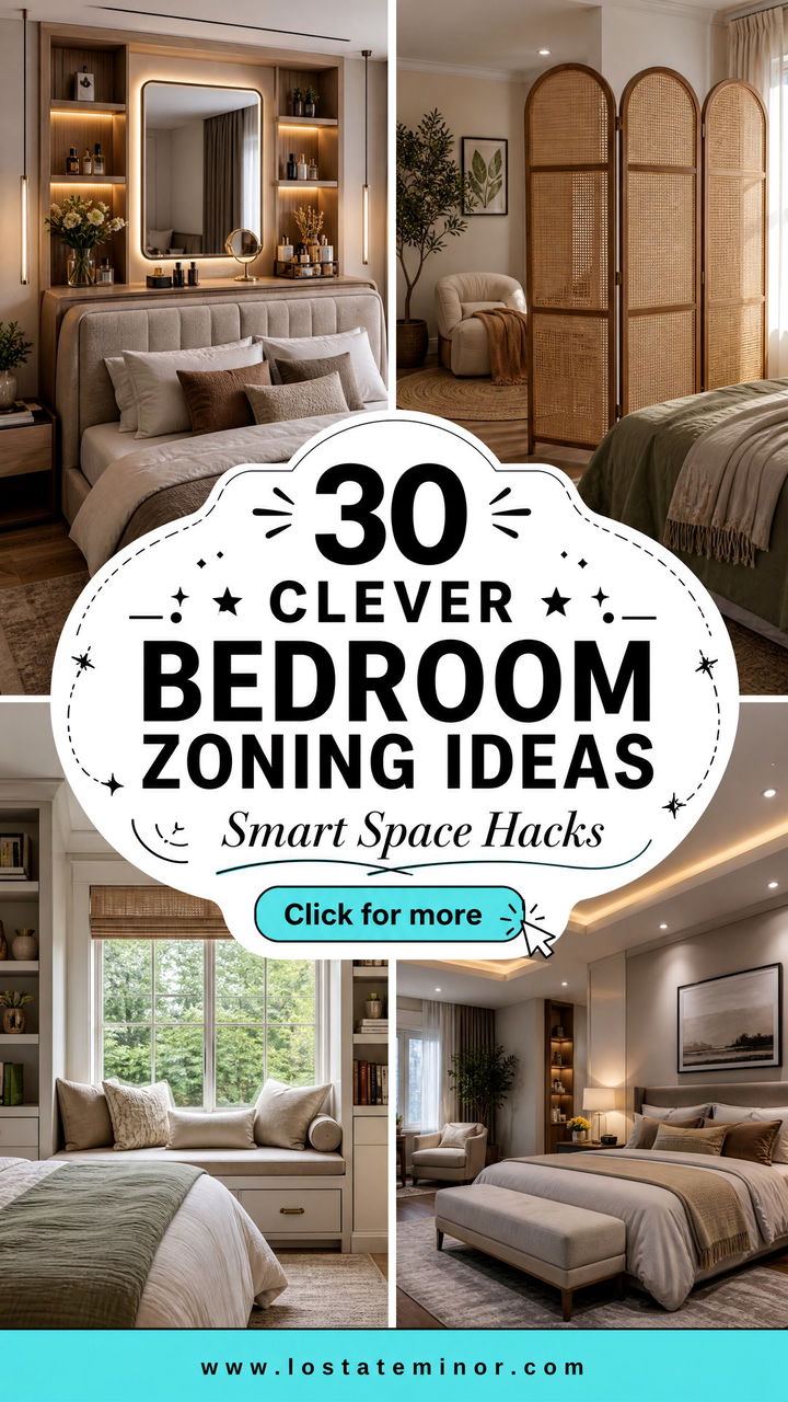 30 Clever Bedroom Zoning Ideas to Maximize Your Space - 30 Clever Bedroom Zoning Ideas to Maximize Your Space