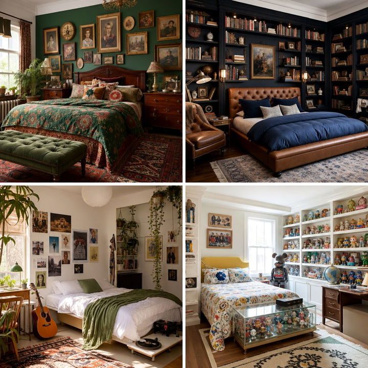 30 Cluttercore Bedroom Ideas to Embrace Maximalist Style