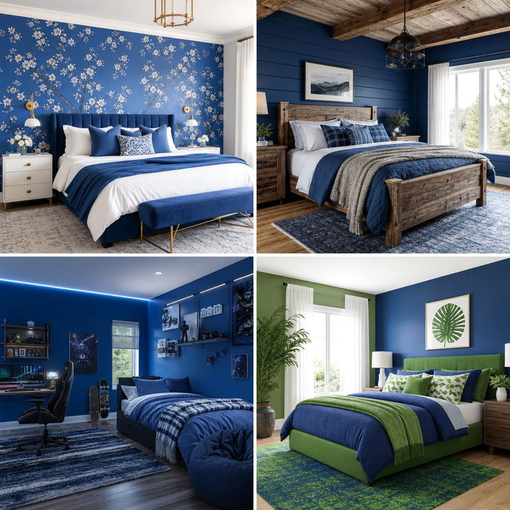 30 Cobalt Bedroom Ideas to Make a Bold Design Statement
