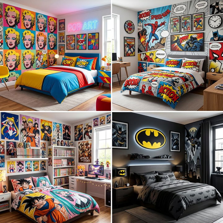 30 Comic Book Bedroom Ideas for a Fun, Heroic Sanctuary