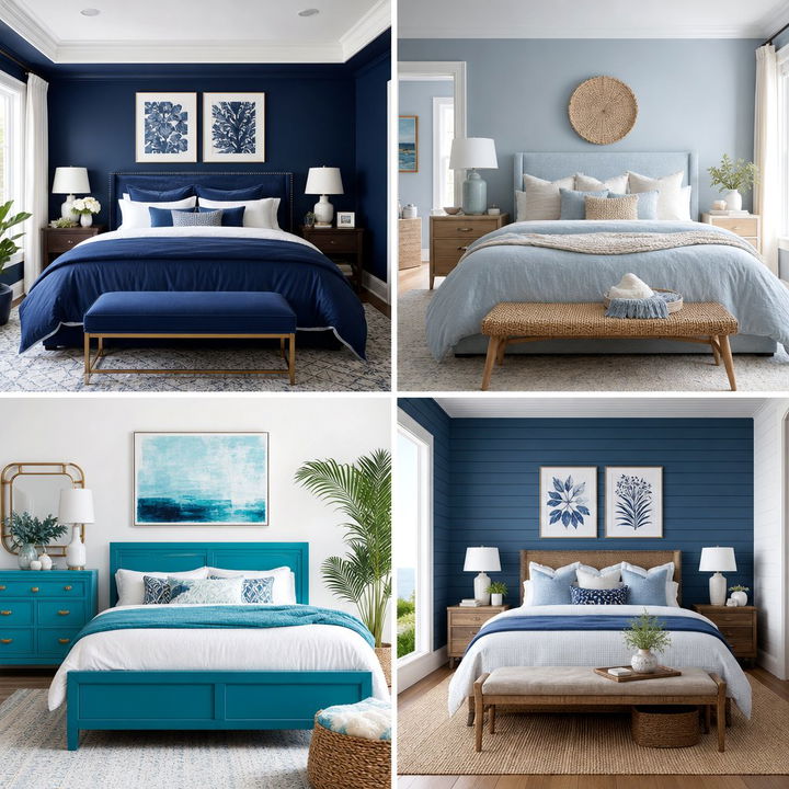 30 Contemporary Blue Bedroom Ideas for a Peaceful Room