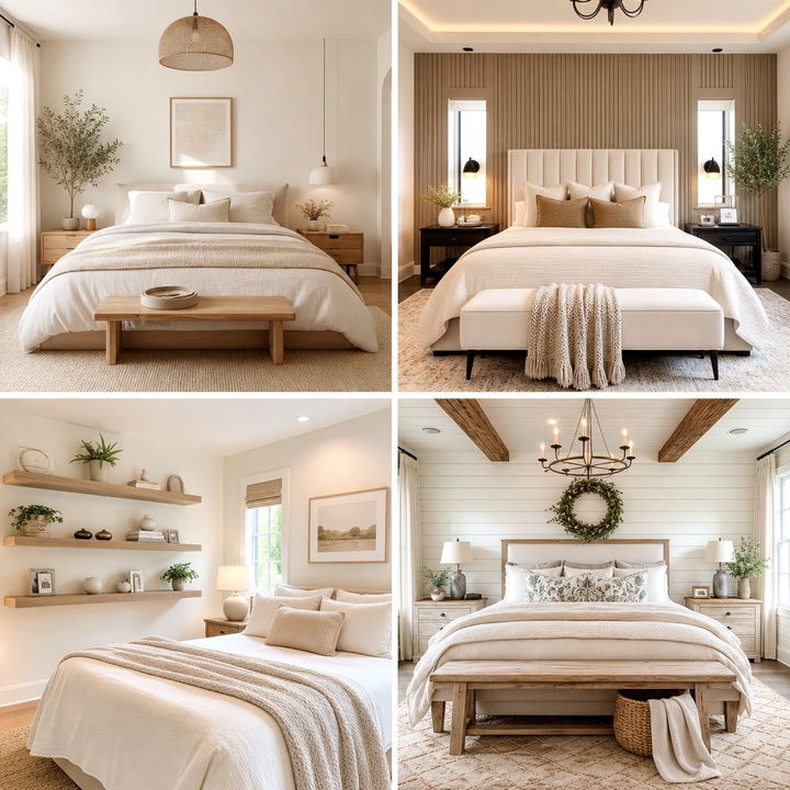 30 Contemporary Cream Bedroom Ideas for a Luxe Interior