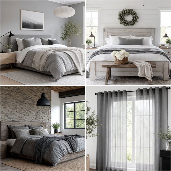 30 Contemporary Grey Bedroom Ideas for Modern Homes