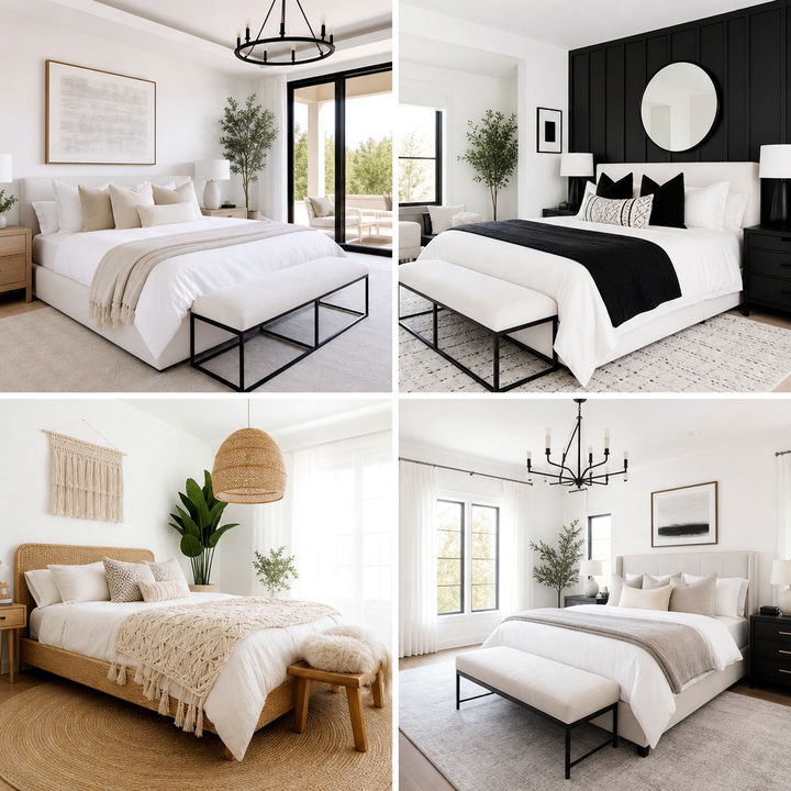 30 Contemporary White Bedroom Ideas for a Clean Minimalism