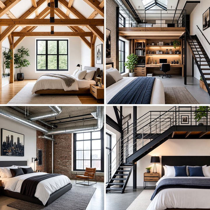 30 Converted Warehouse Bedroom Ideas for Industrial Loft Style