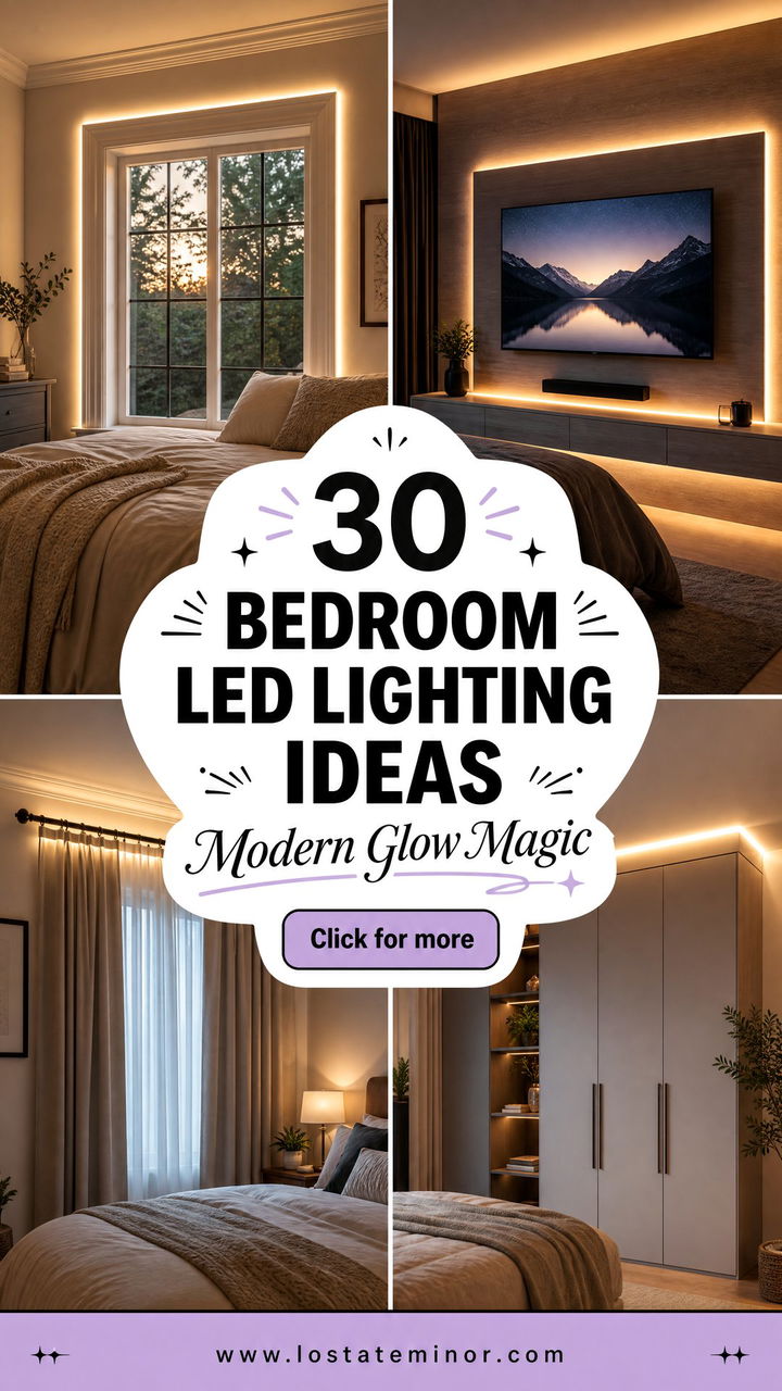 30 Cool Bedroom LED Lighting Ideas for a Modern Glow - 30 Cool Bedroom LED Lighting Ideas for a Modern Glow