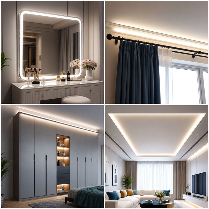 30 Cool Bedroom LED Lighting Ideas for a Modern Glow