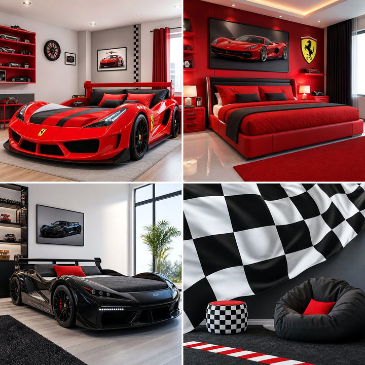30 Cool Car Themed Bedroom Ideas for Every Auto Enthusiast