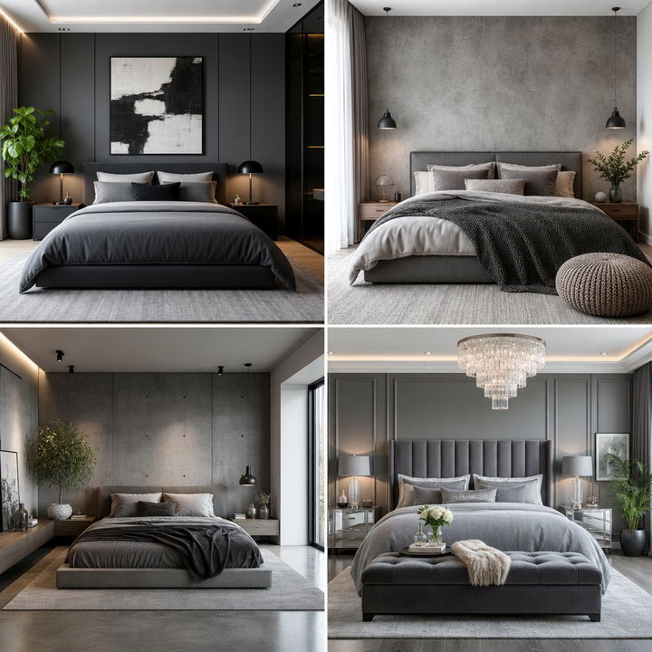 30 Cool Gray Bedroom Ideas for a Modern Neutral Atmosphere