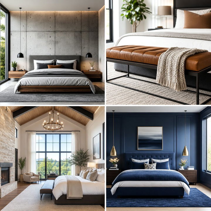 30 Cool Loft Style Bedroom Ideas for an Industrial Look