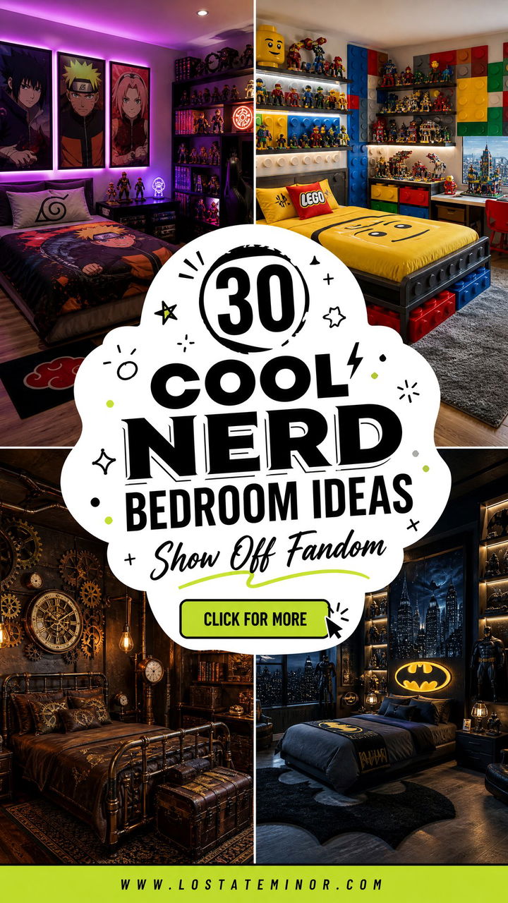 30 Cool Nerd Bedroom Ideas to Show Off Your Fandom Style - 30 Cool Nerd Bedroom Ideas to Show Off Your Fandom Style