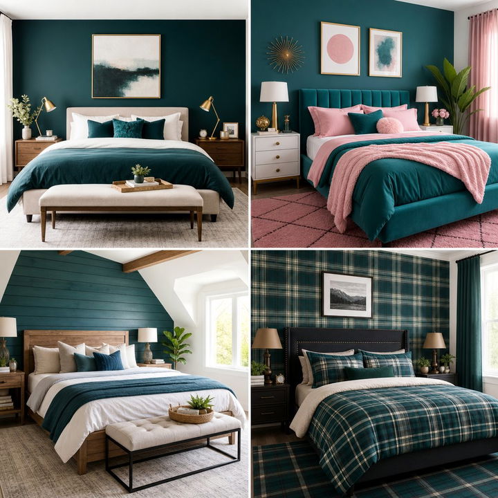 30 Cool Teal Bedroom Ideas for a Refreshing Home Retreat