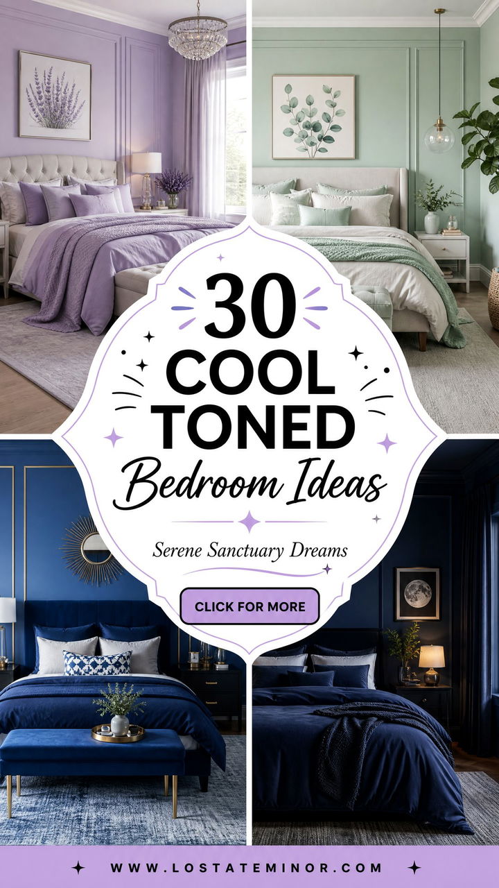 30 Cool Toned Bedroom Ideas to Create a Serene Sanctuary - 30 Cool Toned Bedroom Ideas to Create a Serene Sanctuary