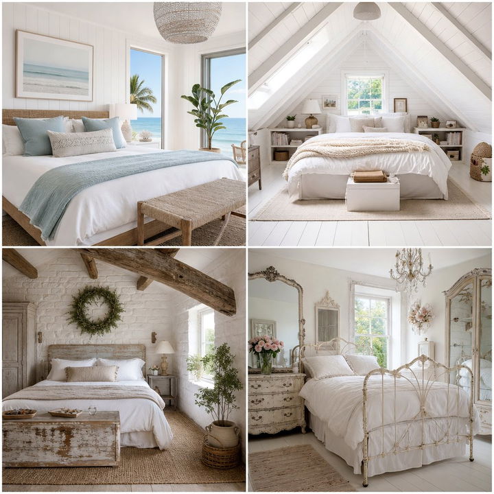 30 Cool White Bedroom Ideas for a Bright and Clean Look