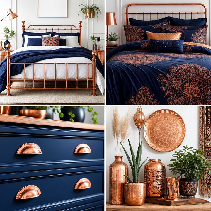 30 Copper Accent Bedroom Ideas to Warm Up Your Space