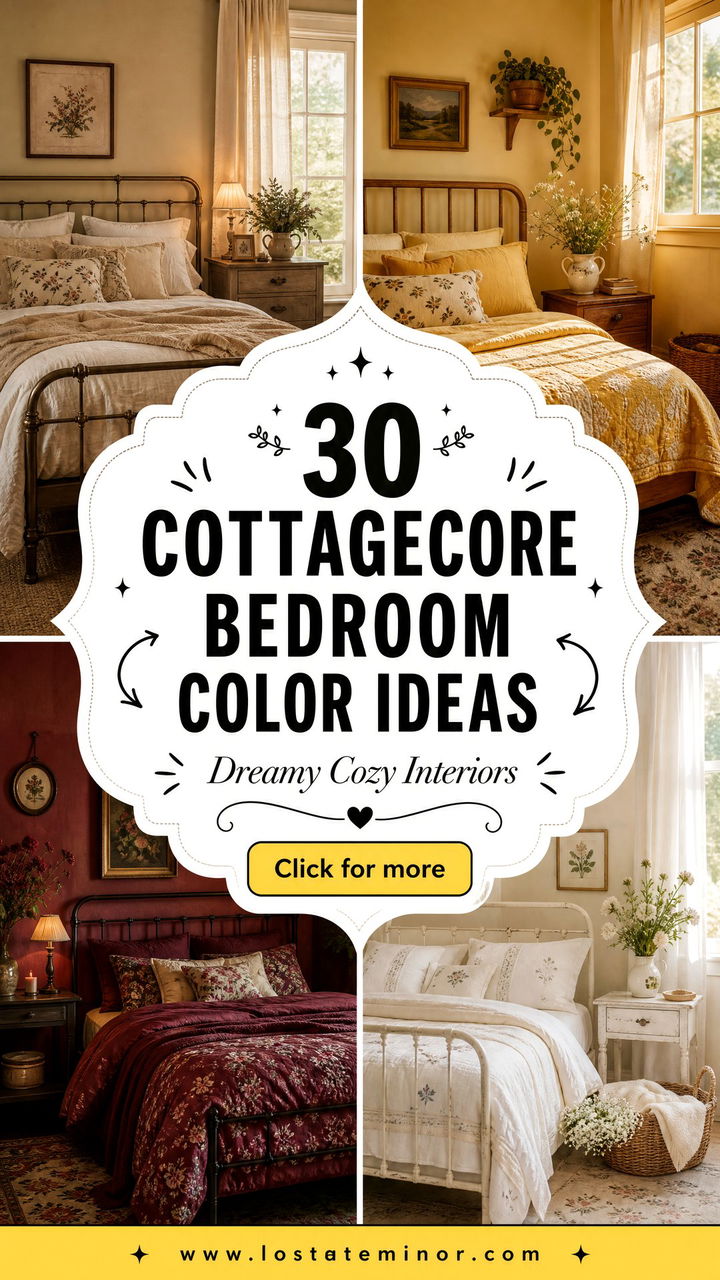 30 Cottagecore Bedroom Color Ideas for Dreamy Interiors - 30 Cottagecore Bedroom Color Ideas for Dreamy Interiors